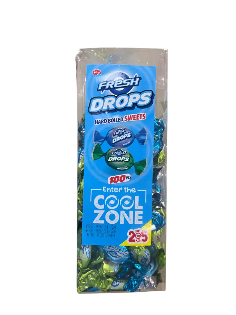 Fresh Drops Hard Boiled Sweets -2kg(100pcs) - Murukali.com