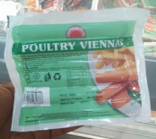 Fresh Poultry Viennas – 500g Pack Murukali.com