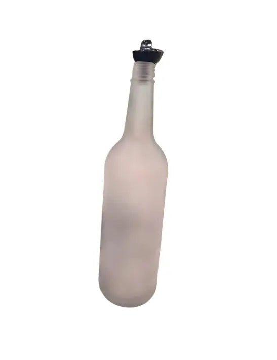 Frosted Glass Vinegar Dispenser Bottle with Stopper 750ml Murukali.com
