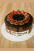 Full Chocolate Birthday Cake with Strawberry murukali.com