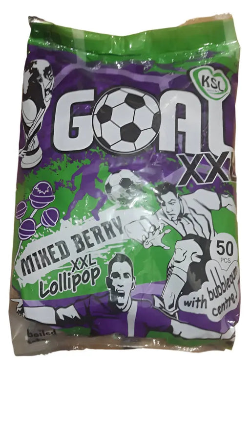 GOAL Miked Berry XXL Lollipop Sweet 50pcs murukali.com