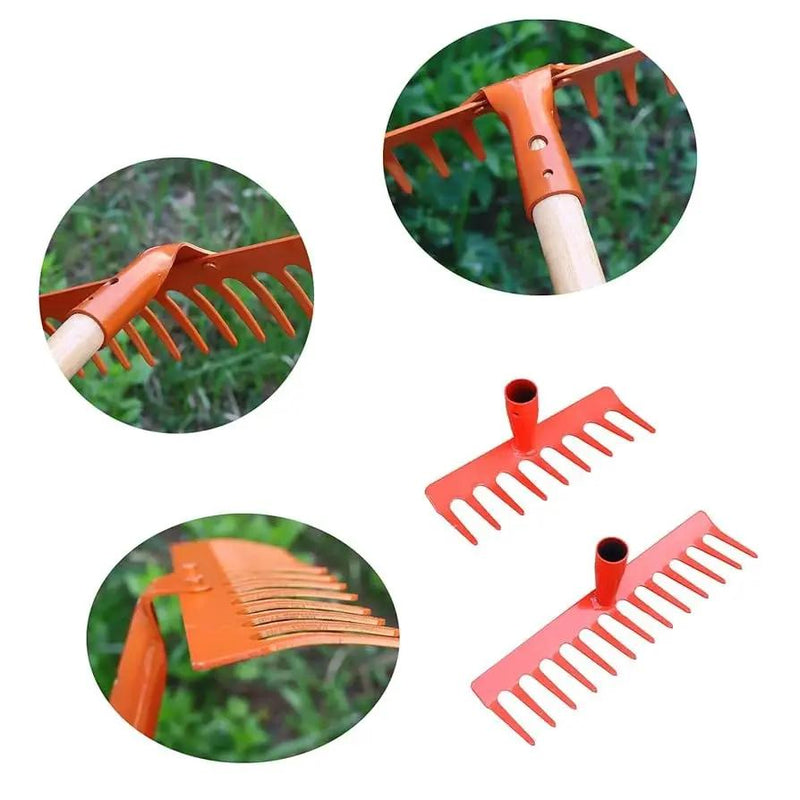 Garden Rake with Wooden Handle Murukali.com