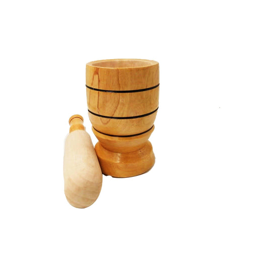 Garlic&Ginger Pounder -Wooden murukali.com