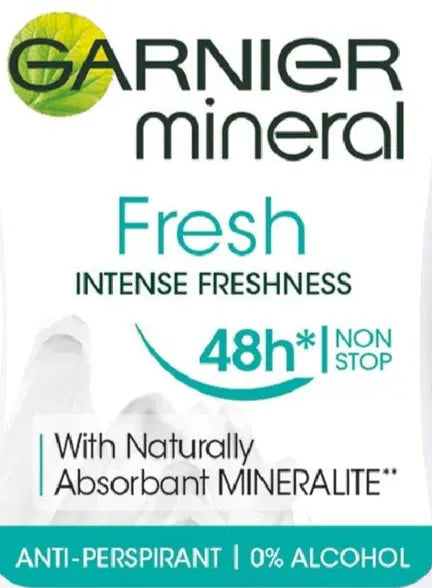 Garnier Mineral Fresh Intense Freshness Anti-Perspirant Roll-On 50ml Murukali.com
