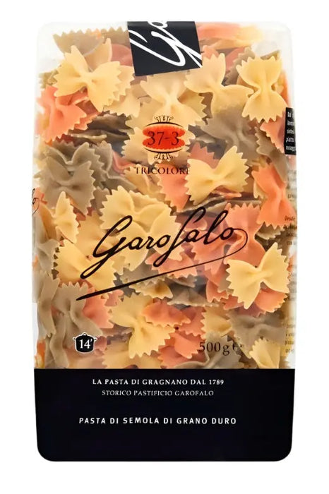 Garofalo Farfalle Tricolore Pasta 500g Murukali.com