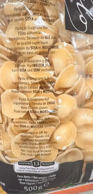 Garofalo Orecchiette Pasta 500g Murukali.com