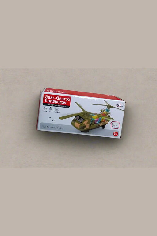 Gears Transporter Helicopter Airplane Vehicle Toy for Kids Murukali.com