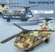 Gears Transporter Helicopter Airplane Vehicle Toy for Kids Murukali.com