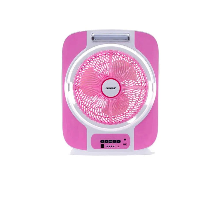 Geepas 12 Rechargeable Box Fan GF989 Murukali.com