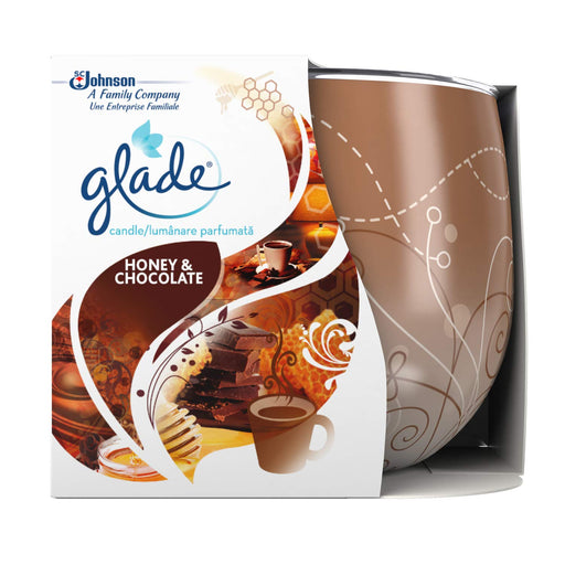 Glade Honey & Chocolate Foil Candle Enriched with Essential Oils murukali.com