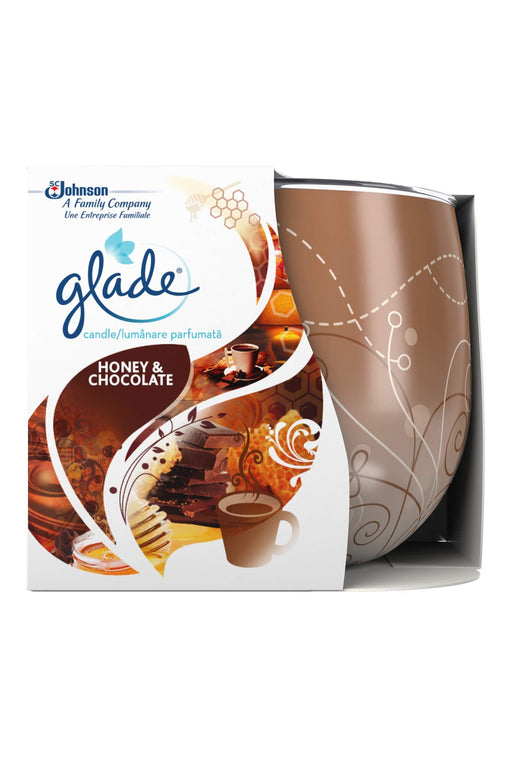 Glade Honey & Chocolate Foil Candle Enriched with Essential Oils murukali.com