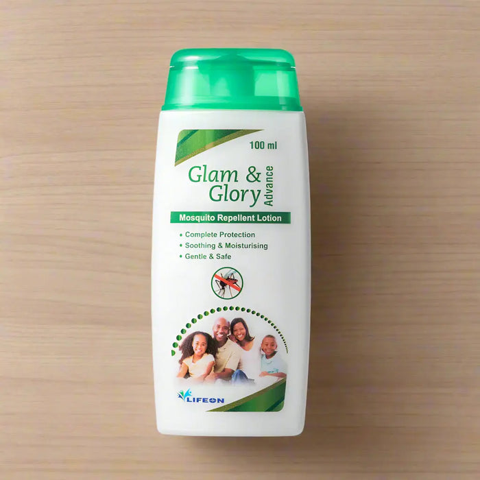 Glam & Glory Advanced Mosquito Repellent Lotion 100 ml - Soothing Protection Murukali.com