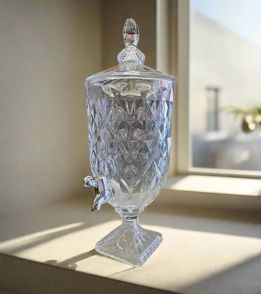 Glass Beverage Dispenser Suqueira de Vidro 3 Litros Murukali.com