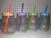Glass Jar with Straw murukali.com