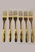 Gold-Colored Stainless Steel Forks set/ 6pcs murukali.com