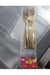 Gold-Colored Stainless Steel Forks set/ 6pcs murukali.com