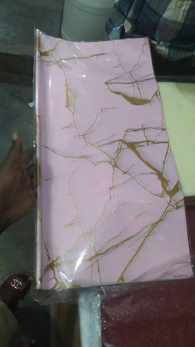 Gold Marble Waterproof Flower Wrapping Paper Murukali.com