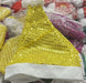 Gold Sequin Santa Christmas Hat Murukali.com