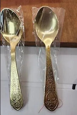 Gold Stainless Steel Spoon Set of 6pcs Murukali.com