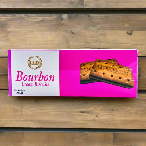 Golden Bourbon Cream Biscuits 200g Murukali.com