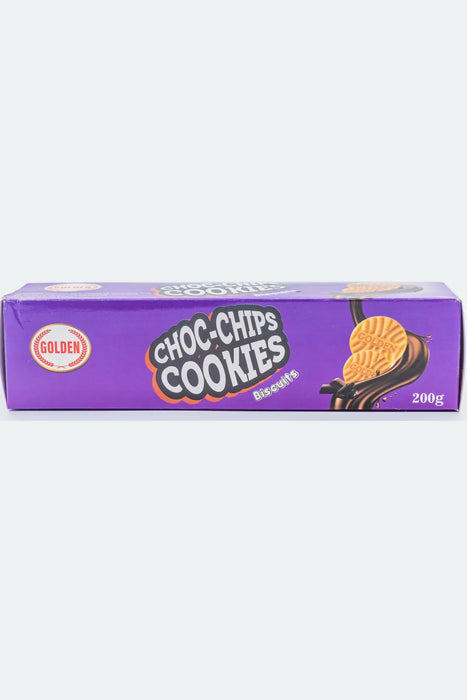 Golden Choc Chip Cookie Biscuits 200g VECTA GLOBAL DISTRIBUTORS LTD