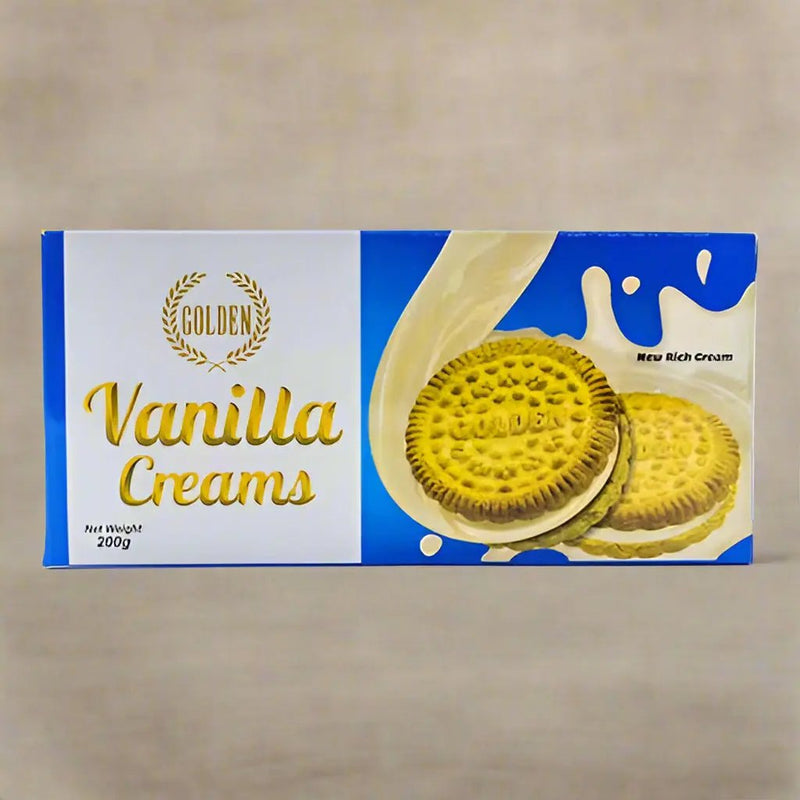 Golden Vanilla Creams Biscuit 200g Murukali.com