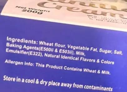 Golden Vanilla Creams Biscuit 200g Murukali.com