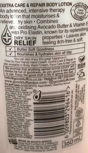Good Stuff Exxtra Care & Repair Rich Replenishing Body Lotion with Avocado 360ml Murukali.com