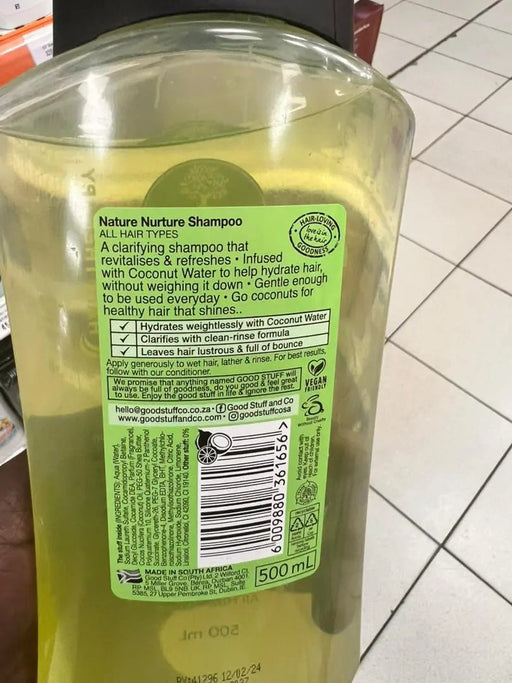 Good Stuff Nature Nurture Revitalising Shampoo with Coconut 500ml Murukali.com