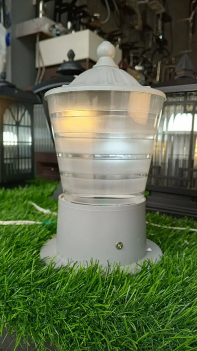 Gray/Off-White Light Post Fixture murukali.com