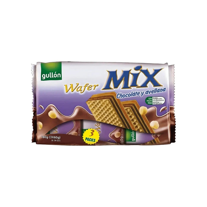 Gullón Wafer Mix Chocolate y Avellana 180G Murukali.com