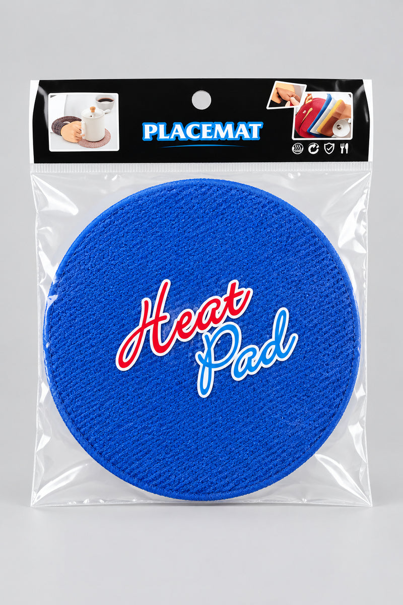 Round Blue Heat Pad 6pcs