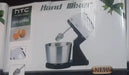 HTC Hand Mixer HTC-677-HM with Stainless Steel Bowl – Powerful Kitchen Mixer Murukali.com