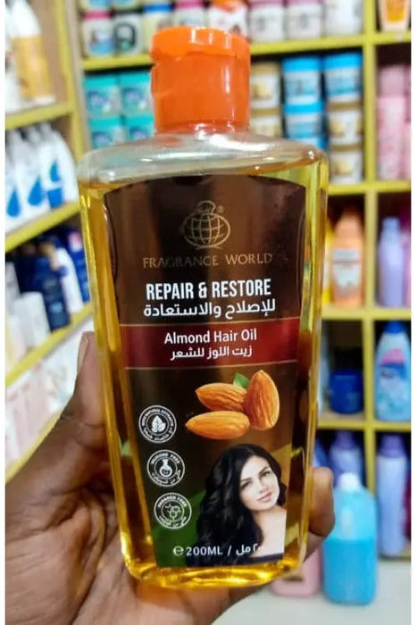 Hair Repair & Restore Almond Hair Oil 200ml murukali.com