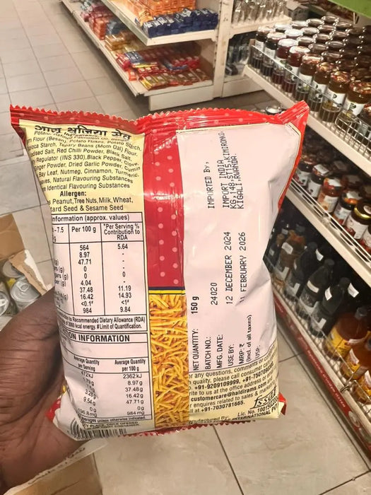 Haldiram's Aloo Bhujia Sev 150g Murukali.com