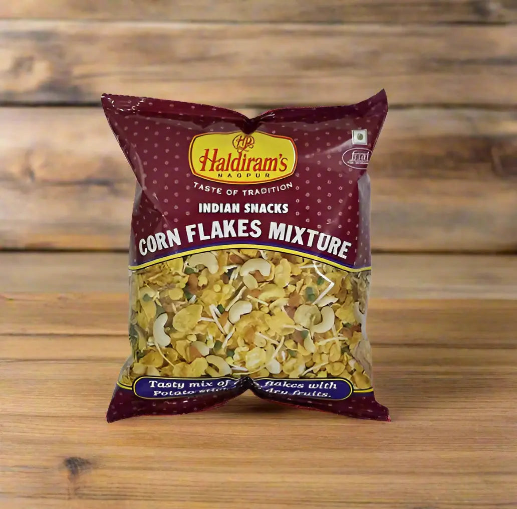 Haldiram's Cornflakes Mixture an Indian snack 200gm - Murukali.com