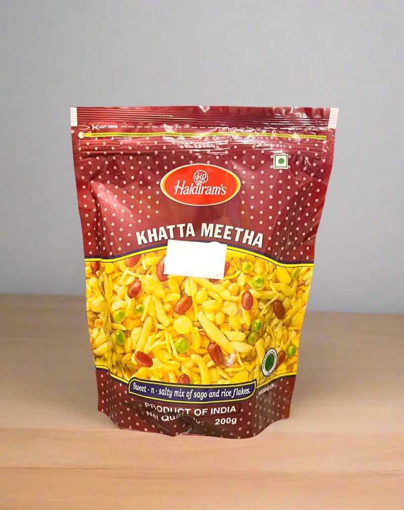 Haldiram's Khatta Meetha Indian Snack Mix 200G Murukali.com