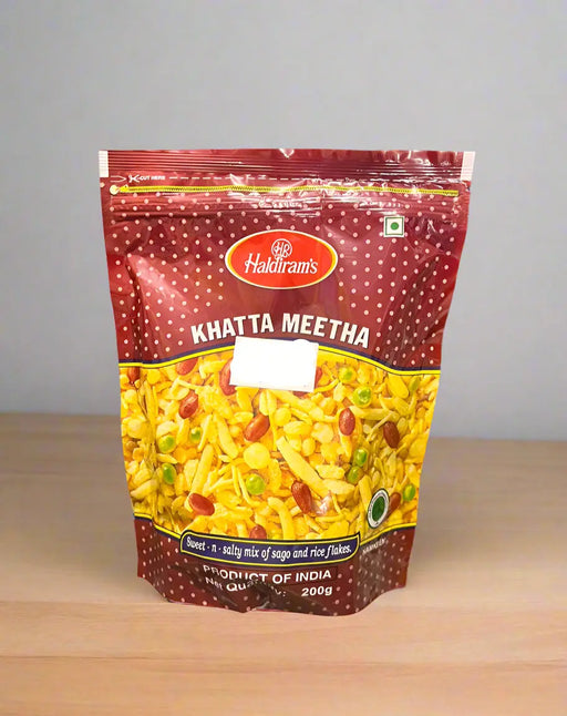 Haldiram's Khatta Meetha Indian Snack Mix 200G Murukali.com
