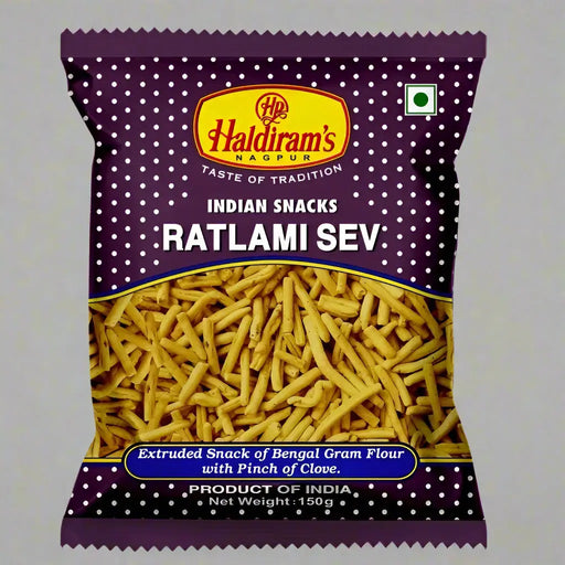 Haldiram's Ratlami Sev  Indian Snack 150G Murukali.com