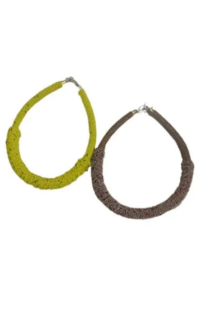 Hand Knit Beads Necklace/Urunigi 1pc murukali.com