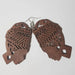 Handcraft Beautiful African Women Wood Earring murukali.com
