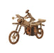 Handcrafted Wooden Motorcycle Model – Rustic Home Décor Piece Murukali.com