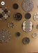 Hande Made Wall Decor Black&White Mix set of 9 murukali.com