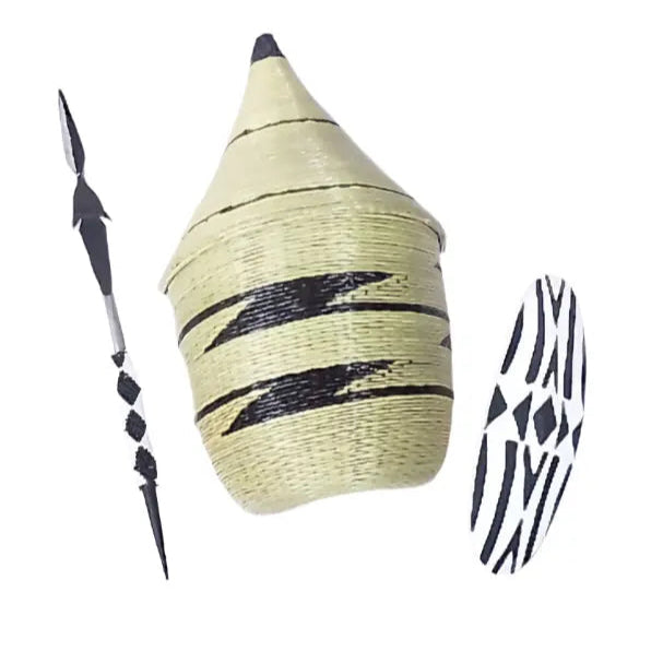 Handwoven Basket, Arrow, and Shield Set Murukali.com