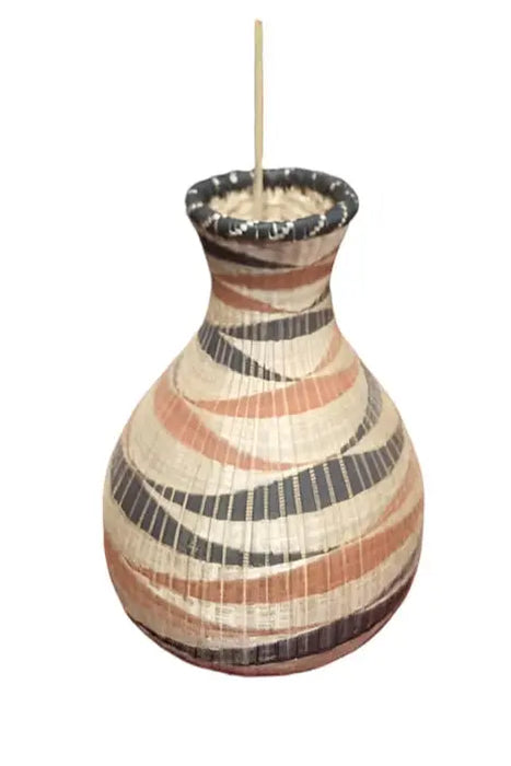 Handwoven Decorative Vase - Drinking Straw Holder murukali.com