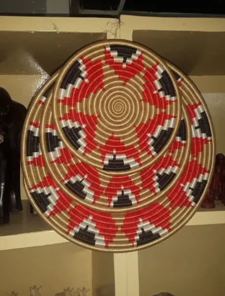 Handwoven Wall Basket / Mat – Artisan Home Decor Murukali.com