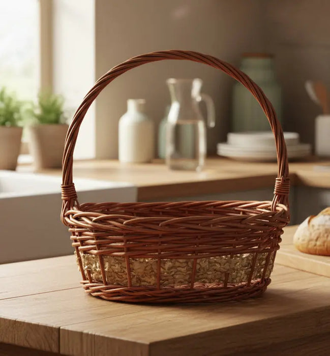 Handwoven Wicker Basket  Large size Murukali.com