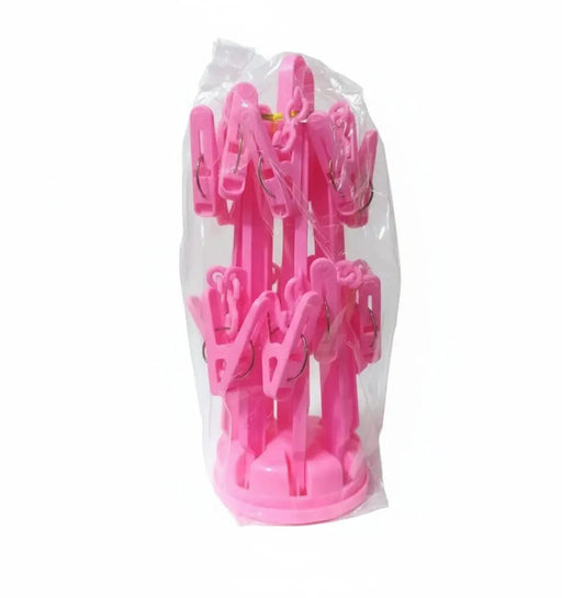 Hanging Clothes Drying Rack with Clips Murukali.com