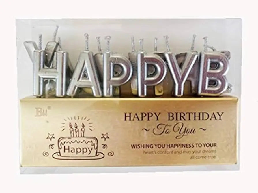 Happy Birthday Message Candle – Cake Decorating Candle Murukali.com