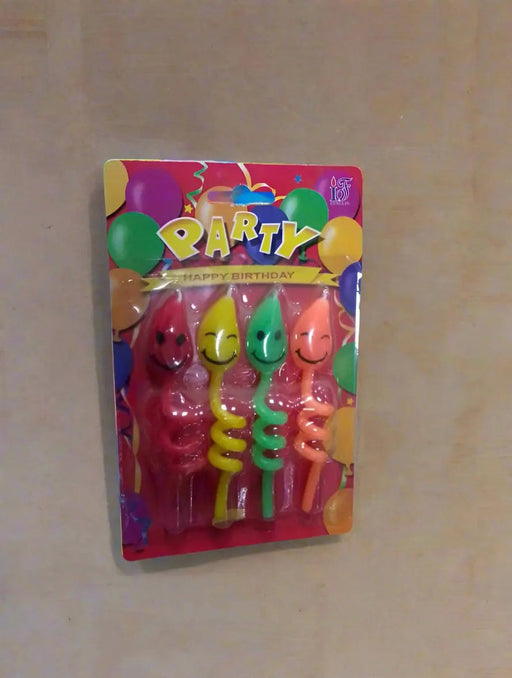 Happy Birthday Spiral Candles Murukali.com